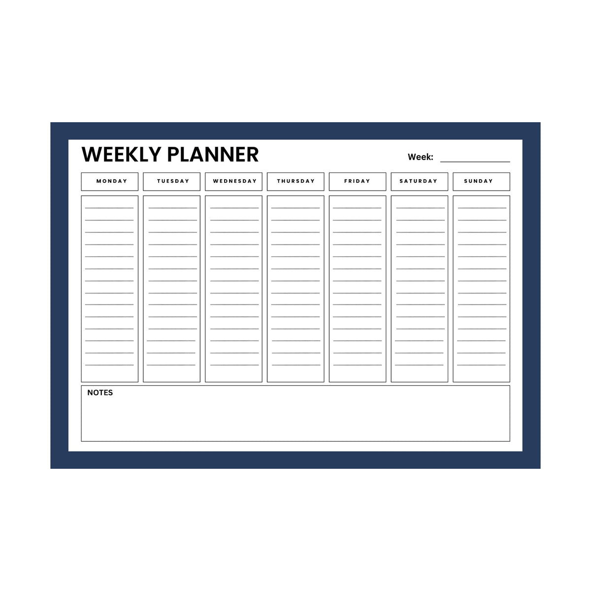 Weekly Planner